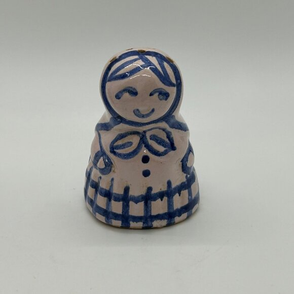 Vintage Hand-Painted Ceramic Salt & Pepper Shakers Boy & Girl - Picture 2 of 10